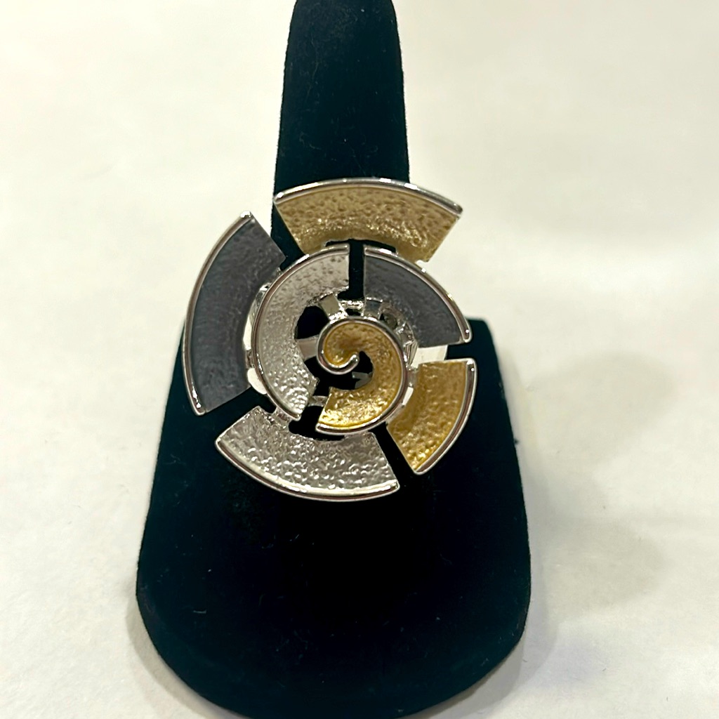 Unique Shell Statement Ring - Adjustable!